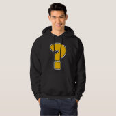 Vraag Mark Punctuation Fan Hoodie (Voorkant volledig)
