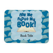 Vraag me dat ik een boek heb. magneet (Horizontaal)