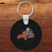 Vraag me eens naar mijn moeder grastuin sleutelhanger (Voorkant)