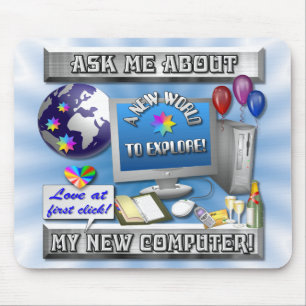 VRAAG ME! ~ Mousepad Muismat