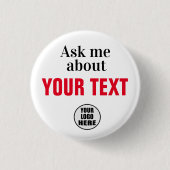 Vraag me naar Aangepaste Button (Voorkant)