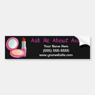 Vraag me naar Avon Bumpersticker