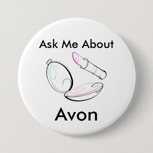 Vraag me naar Avon - Ronde Button