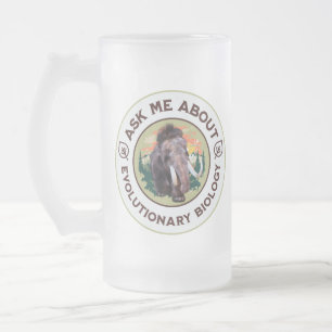 Vraag me naar evolutionaire biologie Wolly Mammoth Matglas Bierpul