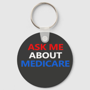 Vraag me naar Medicare Sleutelhanger