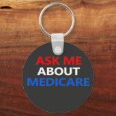 Vraag me naar Medicare Sleutelhanger (Voorkant)