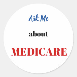 Vraag me naar medicijnenknopjes ronde sticker
