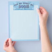 Vraag me naar mijn boek. flyer (Hand)