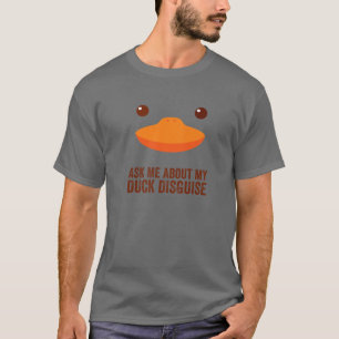 Vraag me naar mijn duivelse grappige jachtlup. t-shirt