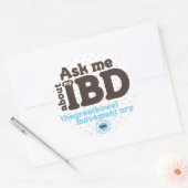 Vraag me naar mijn IBD Sticker - Stippen (Envelop)