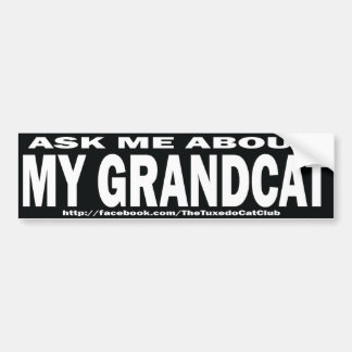 Vraag me naar mijn oma-bumper sticker
