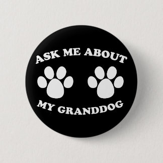 Vraag me naar mijn oma ronde button 5,7 cm