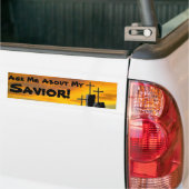 Vraag me naar mijn redder... bumpersticker (Op Truck)