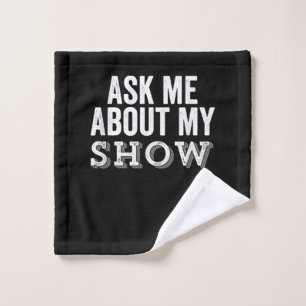 Vraag me naar mijn Show na Nerd waarnemend regisse Washandje