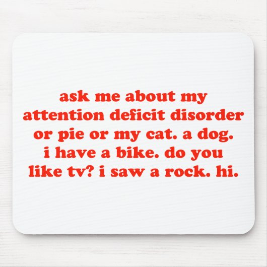 Vraag me naar mijn TOEVOEGING... Muismat (Voorkant)