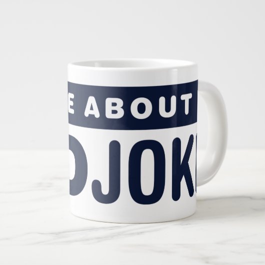 Vraag me naar mijn vaders okes jumbo beker (Voorkant rechts)