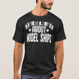 Vraag me naar model verzendmodel t-shirt