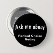 Vraag me naar RCV Ronde Button 7,6 Cm (Voorkant /achterkant)