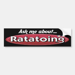 Vraag me naar score bumpersticker