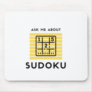 Vraag me naar sudoku muismat