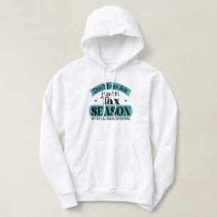 Vraag me niet eens dat ik haar belasting op belast hoodie