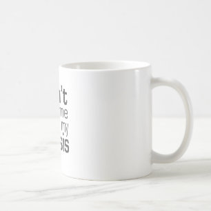 Vraag me niet naar mijn stelling koffiemok
