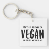 Vraag me niet waarom je jezelf vraagt waarom Vegan
