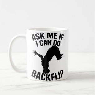 Vraag Me Of Ik Een Backflip Parkour Kan Doen Koffiemok