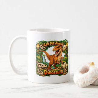 Vraag Me Over Dinosaurussen | Warme Chocolade | Koffiemok