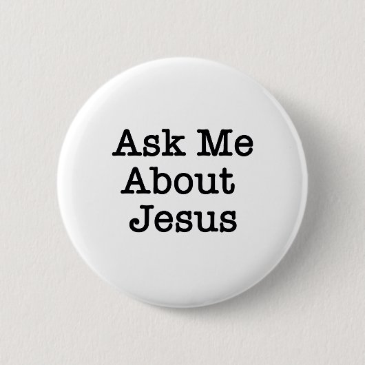 VRAAG ME OVER JESUS BUTTON (Voorkant)