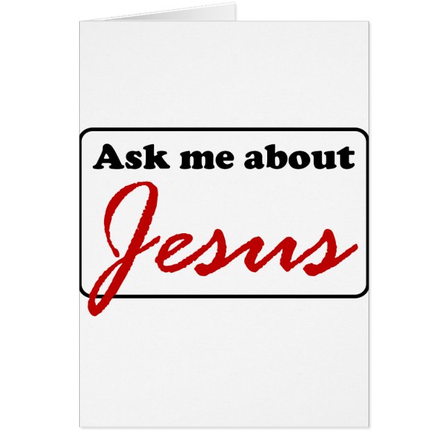 Vraag me over Jezus (Voorkant)