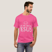 Vraag me over Jezus T-shirt (Voorkant volledig)