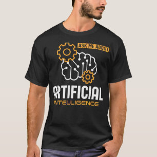 Vraag Me Over Kunstmatig T-shirt