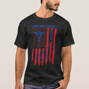 Vraag me over Medicare Zorgverzekeringsadviseur T-shirt