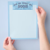 Vraag me over mijn boek. flyer (Hand)