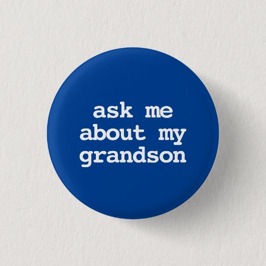 vraag me over mijn kleinzoon Button (Voorkant)