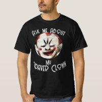 Vraag me over mijn lijk clown feest diner eten HG