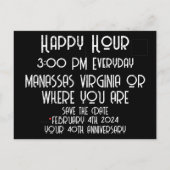 Vraag me over mijn lijkclown uitnodiging briefkaart (Achterkant)