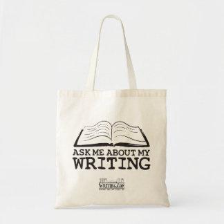 Vraag me over mijn schrijven (tas) tote bag