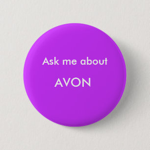 Vraag me wat, AVON Ronde Button 5,7 Cm