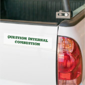 Vraag met de sticker voor interne stookbumper (Op Truck)
