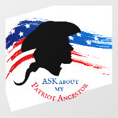 Vraag naar mijn patriot Ancestor Raamsticker (Vel)