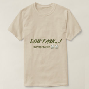 Vraag Niet, Kijk Maar Achter Schaap Droom T-shirt