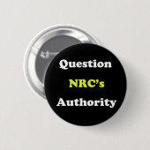 Vraag NRC: Autoriteit Ronde Button 5,7 Cm (Voorkant /achterkant)