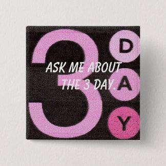 Vraag ongeveer 3 dagen - Gepersonaliseerd Vierkante Button 5,1 Cm