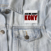 Vraag over Kony 2012 Stop Joseph Kony Vierkante Button 5,1 Cm (In situ)