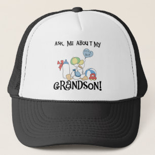 Vraag over mijn kleinzoon Tshirts en geschenken Trucker Pet