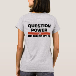 Vraag Power Vrouwen T-shirt
