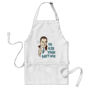 Vraag uw moeder naar BBQ Apron Standaard Schort
