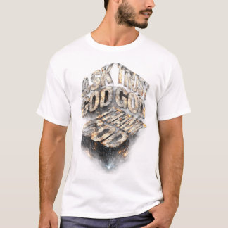 Vraag, Vertrouw, Dank God – Metallic Faith T-Shirt
